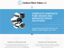 Tablet Screenshot of carbonfibretubes.co.uk